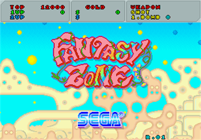 Fantasy Zone - Screenshot - Game Title Image