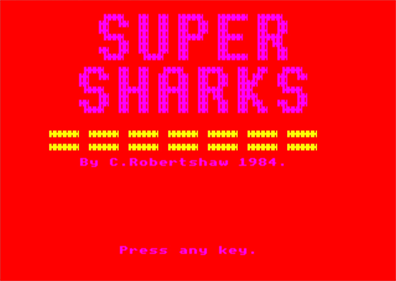 Super Sharks - Screenshot - Game Title Image