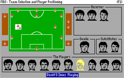 Football Manager 3 - Screenshot - Gameplay Image
