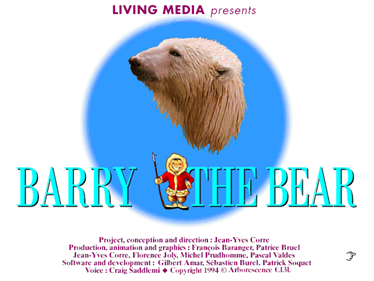 Barry the Bear - Screenshot - Game Title Image