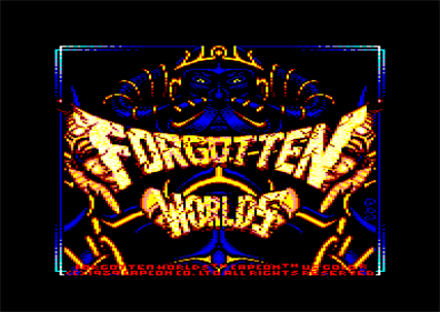 Forgotten Worlds - Screenshot - Game Title