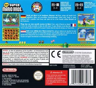 New Super Mario Bros. - Box - Back Image