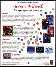 Heaven & Earth - Box - Back Image