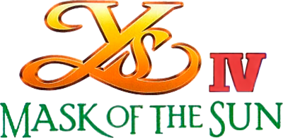 Ys IV: Mask of the Sun - Clear Logo Image