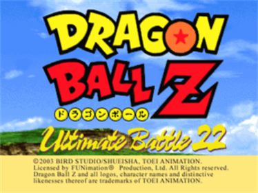 Dragon Ball Z: Ultimate Battle 22 - Screenshot - Game Title Image