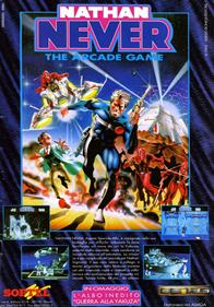 Nathan Never: The Arcade Game - Advertisement Flyer - Front Image