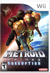 Metroid Prime 3: Corruption - Box - Front - Reconstructed