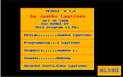 Tetris (Jaako) - Screenshot - Game Title Image