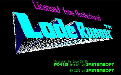 Lode Runner - Screenshot - Game Title