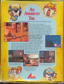 An American Tail: The Computer Adventures of Fievel and His Friends - Box - Back Image