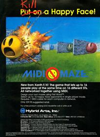 MIDI Maze - Advertisement Flyer - Front