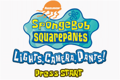 SpongeBob SquarePants: Lights, Camera, Pants! - Screenshot - Game Title Image