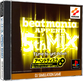 beatmania: Append 5th Mix: Time to Get Down - Box - 3D Image