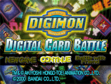 Digimon: Digital Card Battle - Screenshot - Game Title Image