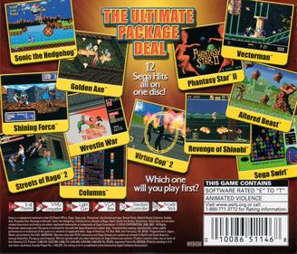 Sega Smash Pack: Volume 1 - Box - Back Image