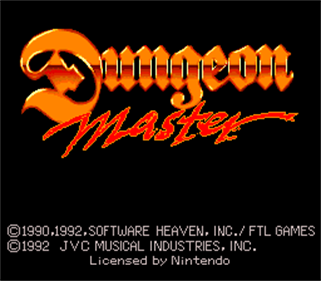 Dungeon Master - Screenshot - Game Title Image