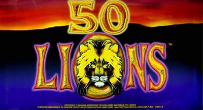 50 Lions - Arcade - Marquee Image