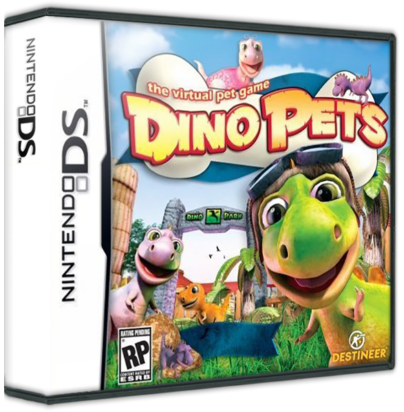 dino pets the game