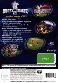 Rugby League 2: World Cup Edition - Box - Back Image