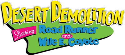 Desert Demolition Starring Road Runner and Wile E. Coyote - Clear Logo Image