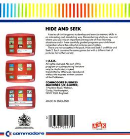 Hide and Seek - Box - Back Image