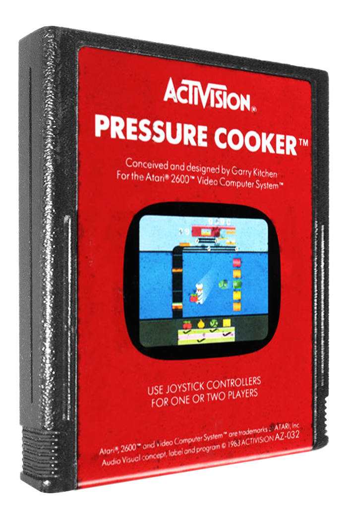 家庭用ゲームソフト PRESSURE COOKER [ATARI2609] Pressure Cooker (Atari 2600, 1983) for sale online | eBay