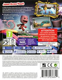 LittleBigPlanet PS Vita - Box - Back Image