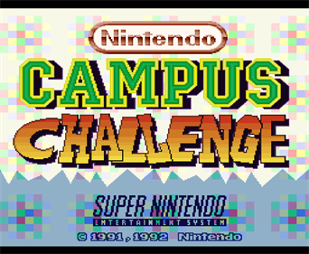 Nintendo Campus Challenge '92 - Screenshot - Game Title Image