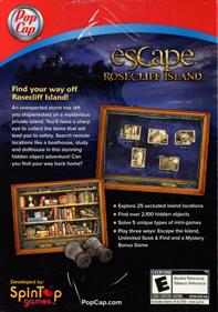 Escape Rosecliff Island - Box - Back Image