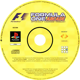 Formula One Arcade - Disc Image
