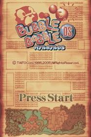 Bubble Bobble Revolution - Screenshot - Game Title Image