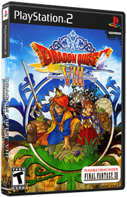 Dragon Quest VIII: Journey of the Cursed King - Box - 3D Image