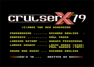 Cruiser-X 79 - Screenshot - Game Title Image