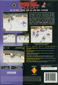 NHL FaceOff - Box - Back Image