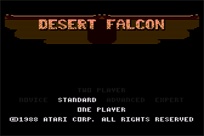 Desert Falcon - Screenshot - Game Title Image