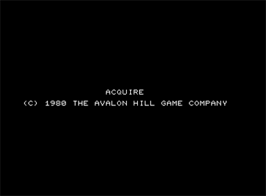 Computer Acquire - Screenshot - Game Title Image