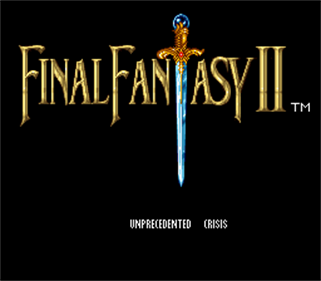 Final Fantasy IV: Unprecedented Crisis - Screenshot - Game Title Image