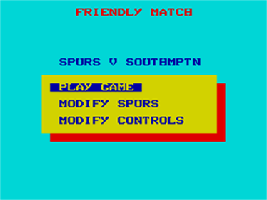 Gazza's Super Soccer - Screenshot - Game Select Image