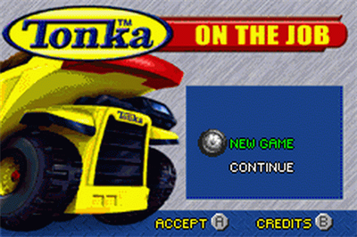 Tonka On the Job - Screenshot - Game Title Image