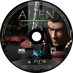 Alien Shooter - Fanart - Disc Image