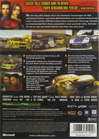 Pro Race Driver - Box - Back Image