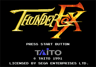 Thunder Fox - Screenshot - Game Title Image
