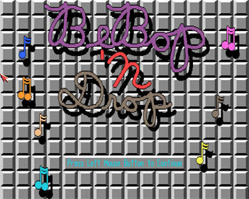 BeBop 'n Drop - Screenshot - Game Title Image