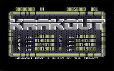 Krakout Professional II - Screenshot - High Scores Image