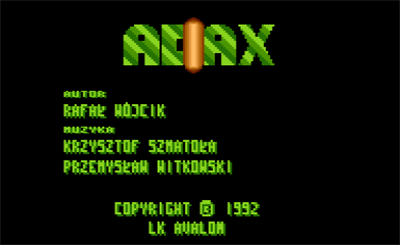 Adax - Screenshot - Game Title Image