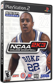 NCAA College Basketball 2K3 - Box - 3D Image