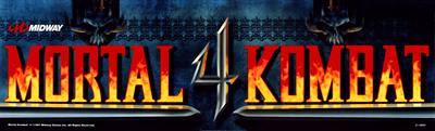 Mortal Kombat 4 - Arcade - Marquee Image