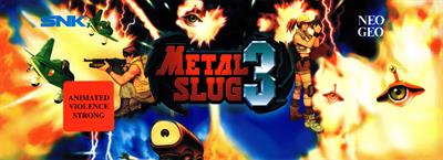 Metal Slug 3 - Arcade - Marquee Image