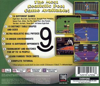 Ultimate 8 Ball - Box - Back Image