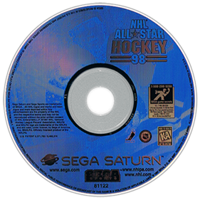 NHL All-Star Hockey 98 - Disc Image